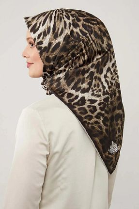 روسری بژ پلی استر Levidor - کد 886162921