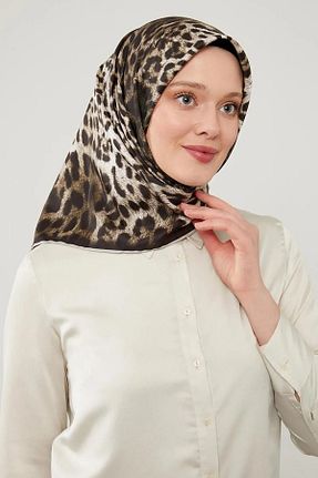 روسری بژ پلی استر Levidor - کد 886162921