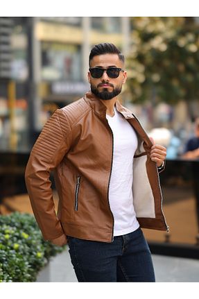 کت قهوه ای مردانه تنگ MARTİNO LİFE - کد 886178207