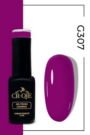 لاک ناخن دائمی بنفش CROJE KALICI OJE - کد 830809821