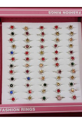 انگشتر جواهر رنگی بچه گانه زیرکن Hepimizin - کد 886170806