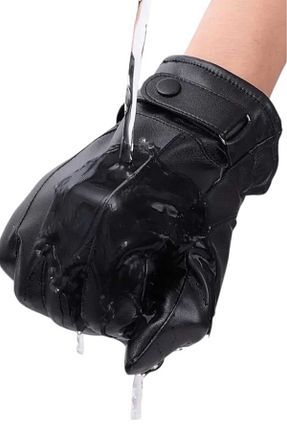 دستکش مشکی مردانه پلی اورتان Trenderrs - کد 886174825