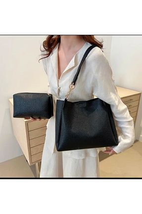 کیف دستی مشکی زنانه ابعاد بزرگ ALİVİONS - کد 886177436