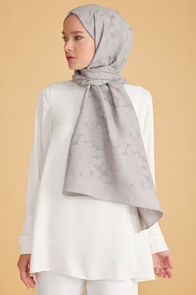 شال طوسی زنانه پلی استر Belli - کد 886451944