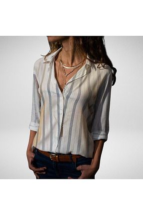 پیراهن سفید زنانه رگولار Moda Monisa - کد 884650242