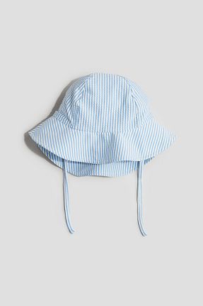 کلاه سرمه ای بچه گانه پنبه ای H&M - کد 886294007