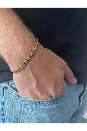 دستبند استیل (فولاد) طلائی زنانه استیل ضد زنگ özgül takı ve tasarım - کد 886225674