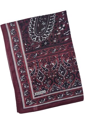 شال زرشکی زنانه پنبه ای mim eşarp - کد 886231906