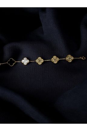 دستبند استیل (فولاد) زرد زنانه استیل (فولاد) LUNİS LUXE - کد 886235288
