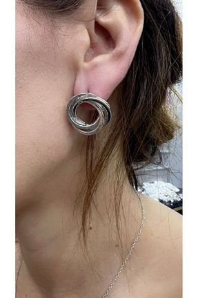 گوشواره جواهر طوسی آهن Store - کد 886310858