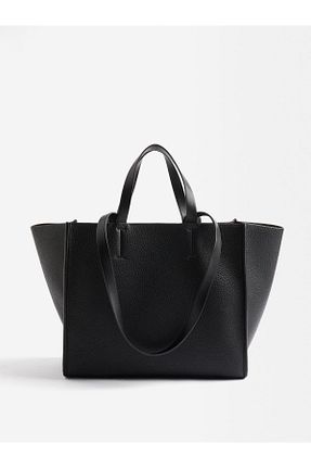 کیف دوشی مشکی زنانه چرم مصنوعی Parfois - کد 886309756