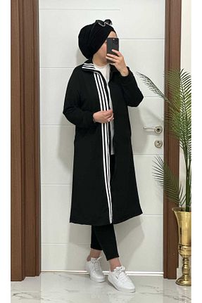 کاپشن مشکی زنانه رگولار modasura - کد 886313346