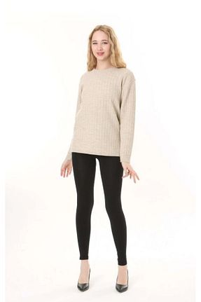 پلیور سایز بزرگ طوسی زنانه رگولار Fresh&Moda - کد 886310282