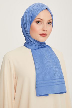 شال آبی زنانه پلی استر Belli - کد 886419913