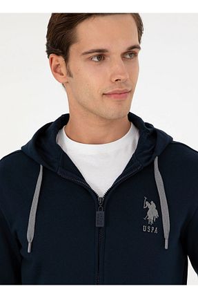 سوئیشرت سرمه ای مردانه ساده U.S. Polo Assn. - کد 886320180