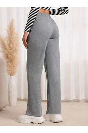 شلوار کرمگن طوسی زنانه اورسایز CAONNES - کد 886328380