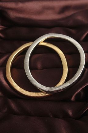 دستبند جواهر طوسی زنانه برنجی Genel Markalar - کد 886366731