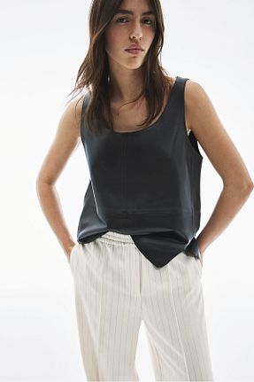 شلوار بژ زنانه پنبه ای H&M - کد 886394213