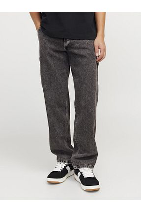 شلوار جین مشکی مردانه پاچه پهن Jack & Jones - کد 886399362