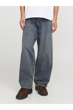 شلوار جین آبی مردانه پاچه گشاد Jack & Jones - کد 886399194