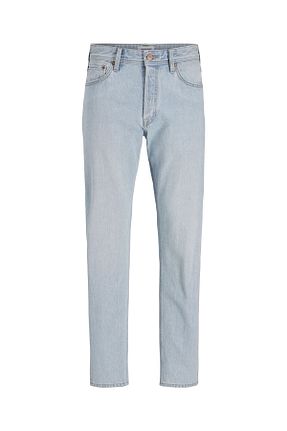 شلوار جین آبی مردانه پاچه لوله تفنگی Jack & Jones - کد 886399375