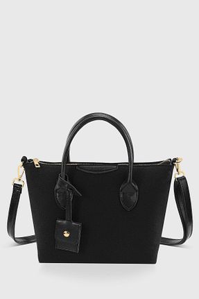 کیف دستی مشکی زنانه چرم مصنوعی Housebags - کد 870553789