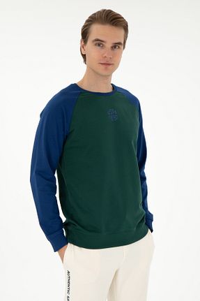 سوئیشرت سبز مردانه ساده U.S. Polo Assn. - کد 886416003