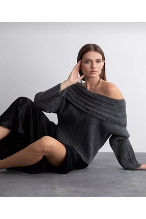 پلیور طوسی زنانه ساده Blow - کد 886503853
