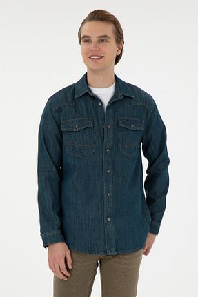 پیراهن سبز مردانه یقه کلاسیک U.S. Polo Assn. - کد 886532927