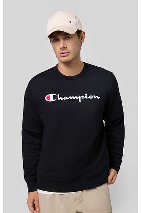 سوئیشرت مشکی مردانه ساده Champion - کد 886428826