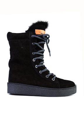 بوت / نیم بوت مشکی زنانه چرم خالص Hush Puppies - کد 52849935