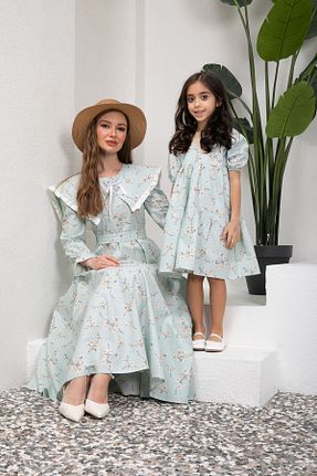 لباس سبز زنانه بافتنی KÜÇÜĞÜM BUTİK - کد 703365514