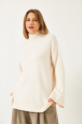 پلیور بژ زنانه ساده Bianco Lucci - کد 881407522