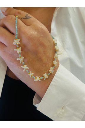 گردنبند استیل ( فولاد ) رنگی زنانه استیل (فولاد) MyladyAccessoriess - کد 886556281