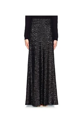 دامن مشکی زنانه بافتنی NALINCI - کد 886556968