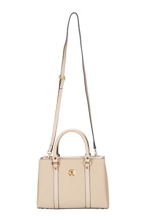 کیف دوشی سفید زنانه چرم مصنوعی U.S. Polo Assn. - کد 841487057
