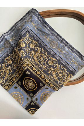 روسری طوسی پنبه ای Bonjela - کد 886470839