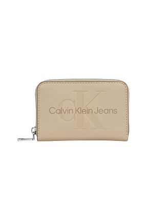 کیف پول طوسی زنانه سایز متوسط Calvin Klein - کد 883074287