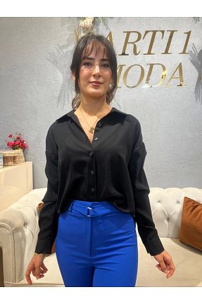 شلوار سرمه ای زنانه پاچه ساده Jument - کد 886584341