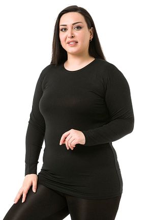 بادی سایز بزرگ مشکی زنانه سایز بزرگ DISENTIS MODEST - کد 318354143