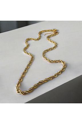 گردنبند استیل ( فولاد ) طلائی زنانه استیل ضد زنگ özgül takı ve tasarım - کد 739506477