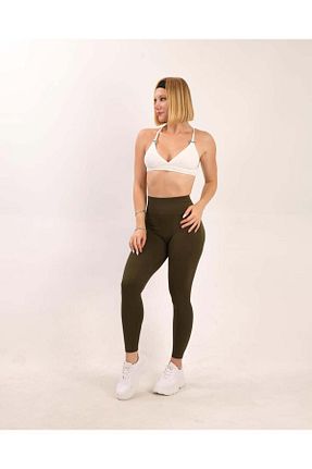 ساق شلواری خاکی زنانه بافت Style vibe - کد 886596617