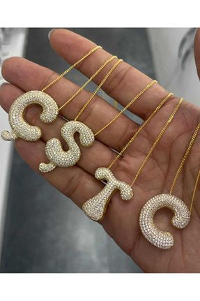 گردنبند نقره طلائی زنانه 925 عیار Silverbyfurkan - کد 855412897