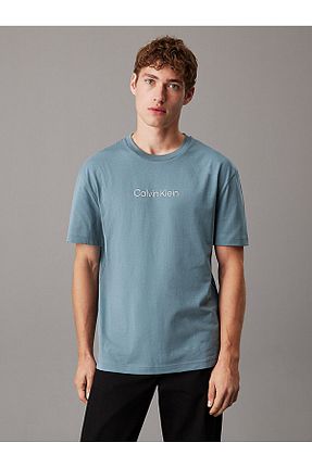 تیشرت سرمه ای مردانه اورسایز Calvin Klein - کد 886514614