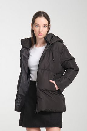 کاپشن مشکی زنانه رگولار BİYOGRAF - کد 885992792