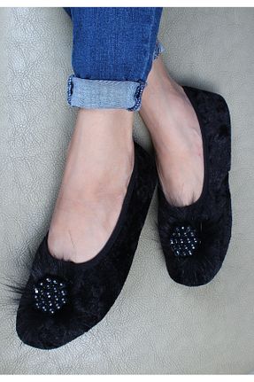 پاپوش مشکی زنانه پارچه ای Nesil - کد 862605041