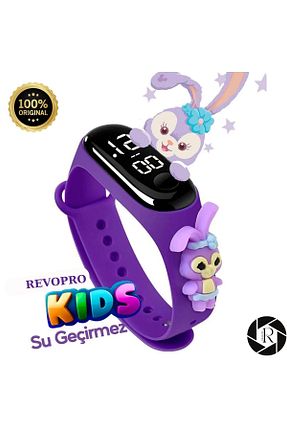 دستبند هوشمند بچه گانه بنفش REVOPRO - کد 886547249