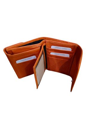 کیف پول نارنجی زنانه سایز متوسط Veskemann - کد 886596242