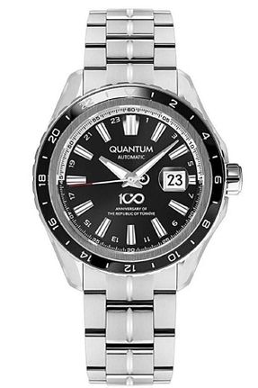 ساعت مچی متالیک مردانه بالای 46 میلی متر Quantum - کد 752712906