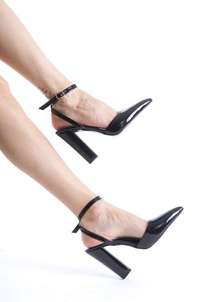 کفش پاشنه بلند کلاسیک مشکی زنانه چرم مصنوعی SEEM & BE - کد 886619257